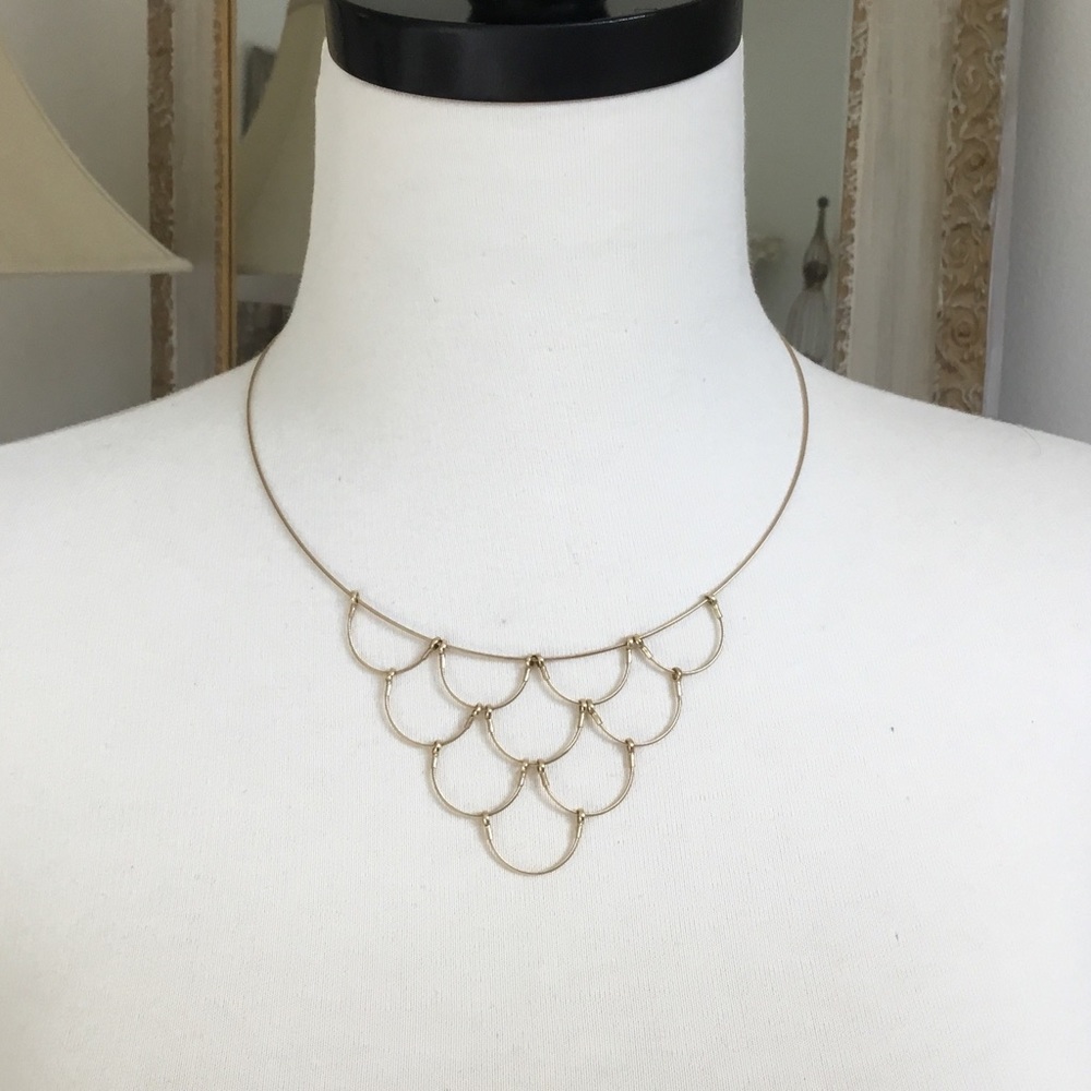 Designer Israel ZRW 14k Gold necklace 4 tiered